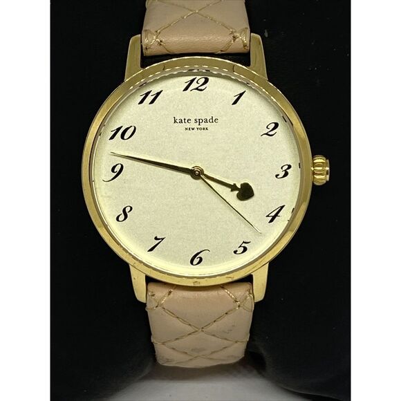 Kate Spade New York Metro 0785 Women Beige Leather Analog Dial Wrist Watch VK117 main image 7